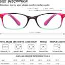 EYEURL Reading Glasses for Women, 2 Pack Blue Light Blocking Readers Lightweight Filter UV Ray/Glare Anti Eyestrain 1.5
