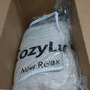 CozyLux King Size Comforter Set Beige Seersucker 7 Pieces Bed in a Bag King Comforter Set with Sheets, Luxury Soft Bedding Set with Down Alternative Comforter, Sheets, Pillowcases & Shams All Seasons