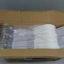 SONGMICS Clothes Hangers, Pack of 50 Plastic Coat Hangers, Space-Saving, Cloud White UCRP050W05