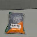 Orga'Neat Pocket Picnic Blanket, Sandproof Lightweight Pocket Camping Tarp, 55x 60 Foldable & Fits into Small Bag, Water Resistant Washable Quick Dry Compact Beach Mat for Outdoor Recreation (Grey/Orange)