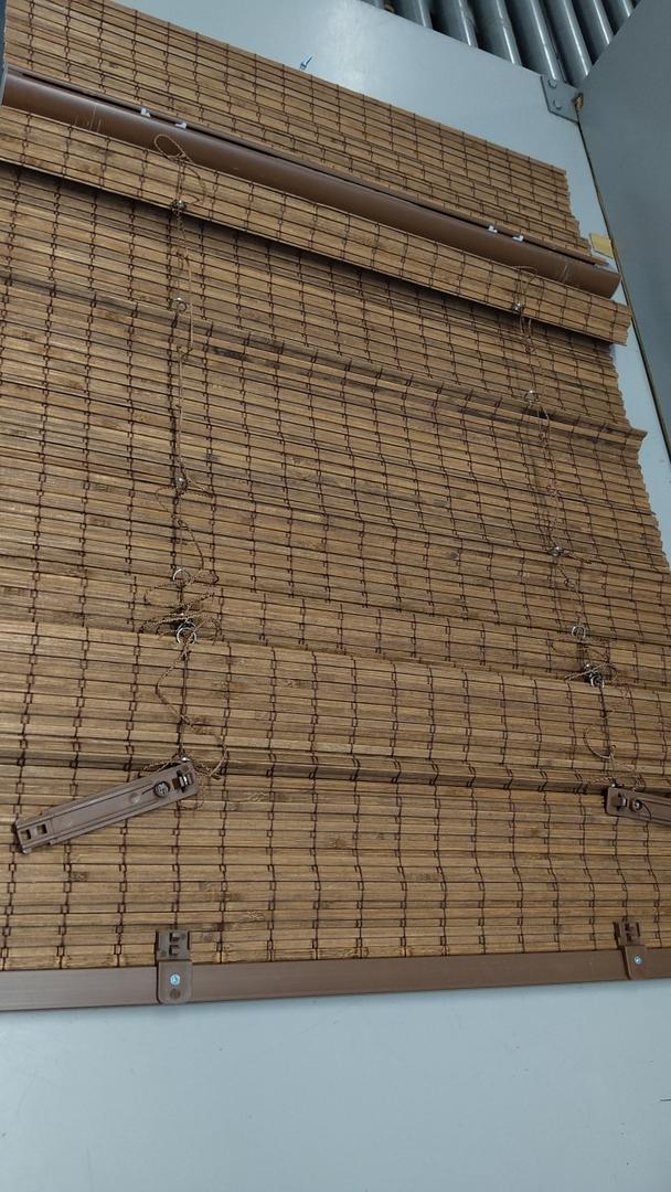 CHICOLOGY Bamboo Roman Shades - Customer Favorite Blackout Blinds for Windows, Premium Quality, Ideal for Home, Moose (Blackout) Brown, 23" W X 64" H