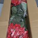 6 PCS 14" Artificial Geranium Flowers for Outdoors, Realistic Artificial Flowers UV Resistant Silk Faux Geraniums for Garden Planter Windowsills Patios Wedding Outdoor Home Decor, Red