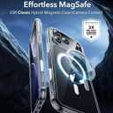 ESR for iPhone 17 Pro Case, Camera Control Cover, Compatible with MagSafe, Shockproof Military-Grade Protection, Magnetic Phone Case for iPhone 17 Pro, Classic Hybrid Case, Clear