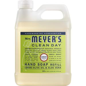 MRS. MEYER'S CLEAN DAY Hand Soap Refill, Lemon Verbena Scent, 33 Fl Oz Bottle