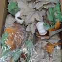 4 Pack Fall Leaves Garlands, 6Ft Autumn Leaves Decor with Pumpkins for Home Mantle Fireplace Front Door, Maple Leaf Garland Decorations for Farmhouse Porch Outdoor Indoor Thanksgiving Halloween