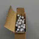 Norme 12 Pcs 16 Inches Glitter Silver Picks for Christmas Tree Decoration Silver Christmas Tree Ornaments DIY Xmas Floral Picks Artificial Berry Stems Twigs for Xmas Holiday Wedding Party