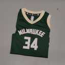 Giannis Antetokounmpo Milwaukee Bucks NBA Toddler Boys 24 Green Icon Edition Player Jersey (Size 3T)