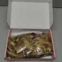 REECHO Curly Clip in Hair Extensions, 4PCS 24 inch Long Hair Extensions Clip ins Lace Weft Natural Hairpieces for Women Daily, Medium Blonde with Highlights