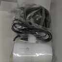 slopehill Professional Ionic Hair Dryer, Powerful 1800W Fast Drying Low Noise Blow Dryer with 2 Concentrator Nozzle 1 Diffuser Attachments for Home Salon Travel (White)