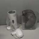 Potaroma Cordless Pet Water Fountain, Stainless Steel Bowl, No Filter, 3.5L Large Capacity, Rechargeable Automatic Water Dispenser for Cats and Small Dogs, Wastewater Separation Fresh Water