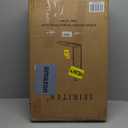 Over The Door Ironing Board 13x36 inches with Iron Holder and Pocket Storage Bag, Hanging Iron Board for Home Laundry Room, Black