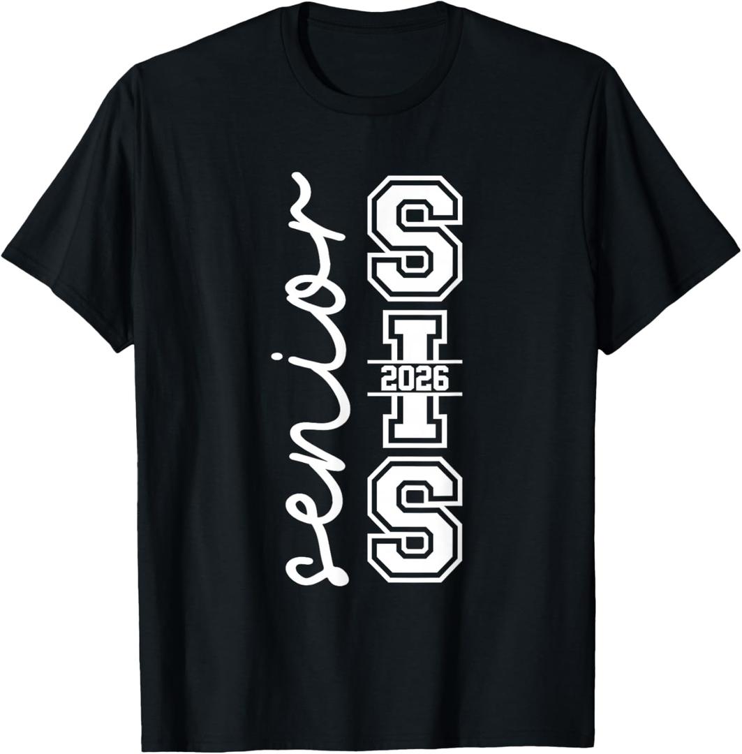 Sister Senior 2026 Proud Sister of a Class of 2026 Graduate T-Shirt, M
