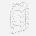 Jiallo Wall Door Mounted Pot Lid Rack With Chrome Finish WU1071 (11" x 17" x 4") 12 pack