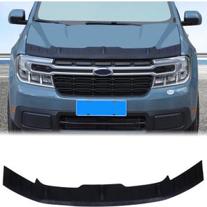 Aunginsy Hood Deflector Protector Compatible with Ford Maverick 2022 2023 2024 2025, Hood Shield Deflector Replacement, Front Bonnet Engine End Bra TPE Bug Guard Protector Cover Exterior Accessories