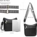 Valleycomfy Crossbody Bags for Women, Lightweight Crossbody Purses Soft Leather Shoulder Handbags