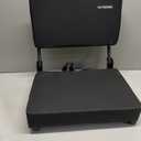 Chair - Stadium Seat with Back Support, Padded Foam Backs, 330LBS Weight Support, Portable, Foldable, Black