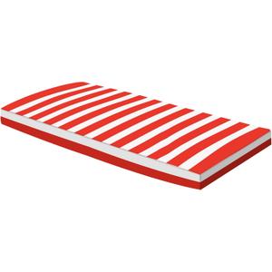 PNP FKJP Outdoor Bench Cushion 48" x 18" x 3", Waterproof Patio Furniture Cushions,Outdoor Porch Swing CushionRed White