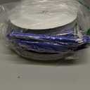 QE 200pcs Royal Blue Paper Plates - Clear Blue Disposable Plates Heavy Duty - Includes 100 10" Dinner & 100 7" Dessert Plates for Party, Birthday & Wedding