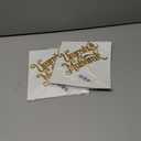 2 x Gold Glitter Umrah Mubarak Cake Topper, Eid Ramadan Mubarak Cake Decorations, Muslim Islam Eid al-Fitr Party Decorations