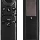 BN59-01385A Solar Voice Remote Replacement for Samsung Frame Smart TV Remote with Bluetooth Rechargeable Solar Cell, Compatible with Samsung 2021-2022 Neo LED 4K Ultra HD TV, 4 Shortcut Buttons, Black
