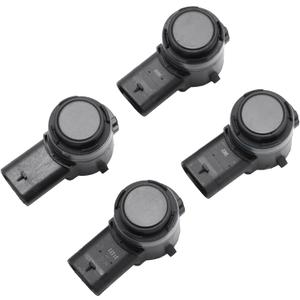 4 Pcs Bumper Backup Parking Sensor for Ram 1500 2500 3500 4500 5500 2019-2020 Reverse Parking Assist Sensor No.5YV68TZZAA Black