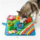 Snuffle Mat for Large Dogs - 19.5" Snuffle Mat for Dogs Reduce Boredom Blue 