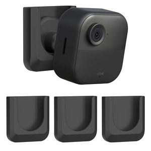 Blink Camera No Drill Wall Mount Bracket for Blink Outdoor 4/ Outdoor 2K+ / Blink Mini 2/Blink Indoor Camera,No Screw Adhesive Blink Camera Mount for Blink Indoor 3Pack (Camera Not Included) Black