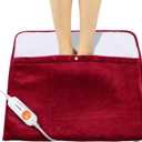 Gintao Electric Heated Foot Warmers for Men and Women,Foot Heating Pad Electric with Fast Heating Technology,Heating Pad Feet Warmer Auto Shut Off with 3 Temperature Setting,2220 inches,Red