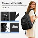 Classic Basic Black Backpack For Women,Waterproof High School Bookbag,Lightweight Casual Travel Daypack,College Backpack Men,Middle School Bag For Girls Boys