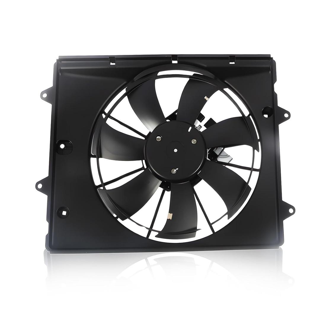 Engine Radiator Cooling Fan Assembly Compatible with Civic 2016-2021 L4 2.0L Replace 190155BAA01 190205BAA01 190195BAA01 HO3115174 Fan Cooling with Brushless Motor