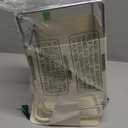 Universal Knife Block Holder Without Knives, Knife storage with Slots for Scissors and Sharpening Rod, Knife Holder Storage for Countertop, Stainless kitchen Knife Holder for Easy Clean (Cream)