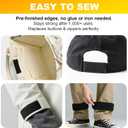 Heavy Duty Anti Slip Cinch Straps with 22 Metal Buckles, 1.18" x 16' Black Nylon Hook and Loop Straps, Reusable Utility Straps for Cable Management, Garage Organization and Outdoor Use