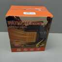 Buyplus Outdoor Heaters for Patio, 1500W Portable Garage Heater with Overheat Protection & 3S Fast Heating, Non-Slip Cushion, Electric Space Heater for Patio, Garage, Bedroom, Office, Black