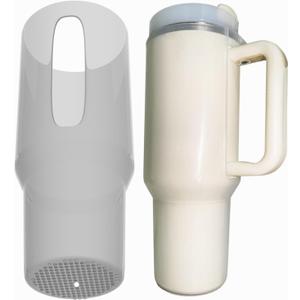 3rd Gen Crystal-Clear Stanley Boot (30oz)  1-Second Snap-On Armor, Full Coverage & Non-Slip Base