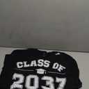 Class of 2037 Grow With Me First Day of School Graduation T-Shirt (Small, Black)