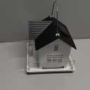 MrCrafts Solar Bird Feeder - Hanging Metal Bird House Feeder with Solar Lights, Outdoor Solar Lantern, Garden Decor for Outside, Unique Gifts for Mom, Grandma, Christmas