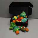 Christmas Hide and Seek Dog Toys, Squeaky Interactive Puzzle Dog Toys for Boredom and Stimulation, Dog Enrichment Toys for Small and Medium Dogs (Christmas Trees, Pack of 6)