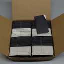 Harloon 100 Pcs Mini Notebook Bulk 4 x 2.5 Inches Small Pocket Notepad Blank Lined Wallet Memos Journal Valentines Party Favors for Student Teacher Coworker Team Office School, 60 Pages(Black)