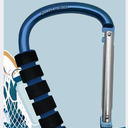 4 Pcs Aluminum Carabiner 6 inch