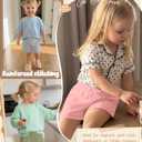 Mumucove 3 Pack Toddler Girls Shorts, 3-Color, 3T