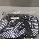 Pawaboo Pet Carrier Backpack, Adjustable Pet Front Cat Dog Carrier Backpack Travel Bag, Legs Out, Easy-Fit for Traveling Hiking Camping for Small Medium Dogs Cats Puppies, Medium, Blue & White Stripes