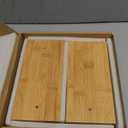 Bamboo Food Dispenser | Kitchen Organizers and Storage | Airtight Pantry Organizers and Storage Container | Cereal, Rice, Flour, Snack Storage (2, Small)