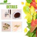 Hamiledyi 2PCS Parakeet Nesting Box Bird House Bird Nest Wood Breeding Box Parrot Mating Box for Parrot Lovebirds Cockatiel Conure Cockatoo Budgie Finch CanaryStyle A