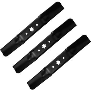 (3 Pack) Replacement Lawn Mower Medium Lift Blades 2-in-1 for Cub Cadet Troy Bilt MTD 942-05052A 742-05052A - Fits RZT-L50 S50 XT1 GT50 LT50 XT2-50 Deck