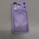 FNTCASE for iPhone 17 Pro Case: [Compatible with Magsafe] Translucent Matte Cases with [Full Camera Protection] [Screen Protector] Military Grade Shockproof Protective Phone Cover - Light Purple