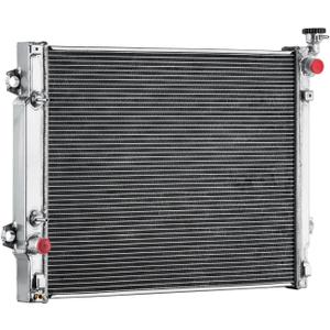 3 Core Radiator Compatible with 2016-2023 Toyota Tacoma Limited Base SR5 2.7L 3.5L 3-Row Aluminum Radiators Cooler 2017 2018 2019 2020