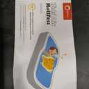 QPAU Upgraded Toddler Travel Bed with Safety Side Rails - 330lb Heavy Duty Kids Inflatable Mattress - Extra Large Portable Blow Up Bed for Kids, Anti-Fall Transition Bed for Camping, Hotel, Home, Grey