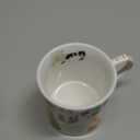 Cute Cats & Plants Coffee Mug - 12 oz Fine New Bone China Coffee Tea Cup with Kitten Design, Cat Mom Gifts for Women, Holiday Gift for Cat Lovers & Friends, Designed in England by Harvest Green Studio