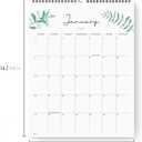 2 x Jotsome Wall Calendar 2026, 11.2"x14.2" Monthly Calendar From Now To December 2026, Bleed-Proof Paper Calendar with Notes For Home and Office, Easy Organizing(Florals)