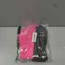 v28 V28Women Winter 80s Eighty's Warm Leg Warmers Knitted Long Socks, 2(Black+Rose)